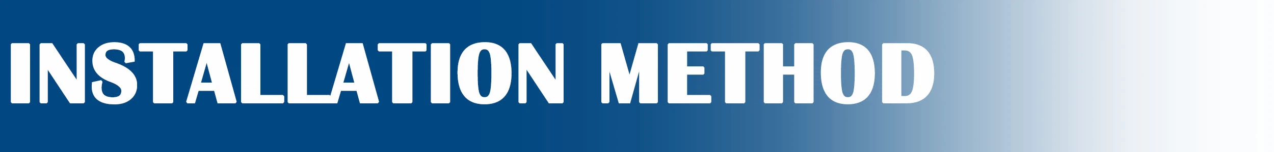 Installation method