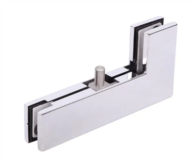 Accesorio de parche en L para puerta de vidrio de servicio pesado